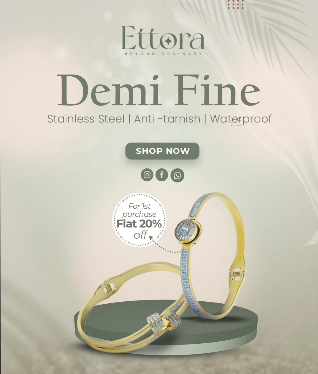 First Order Offer - Get 20% OFF on your first order