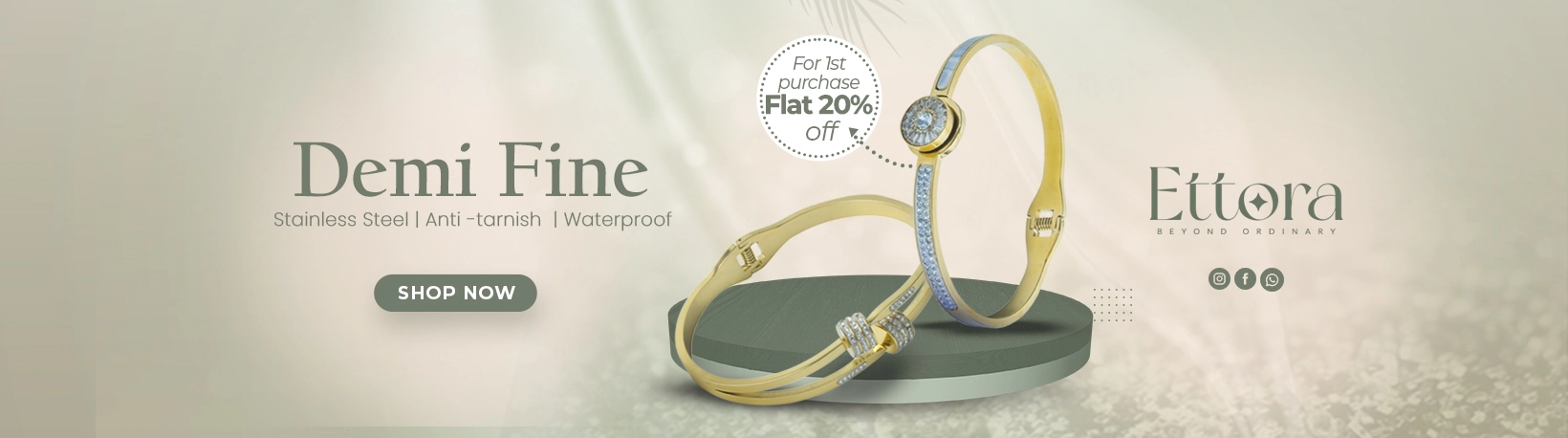 First Order Offer - Get 20% OFF on your first order